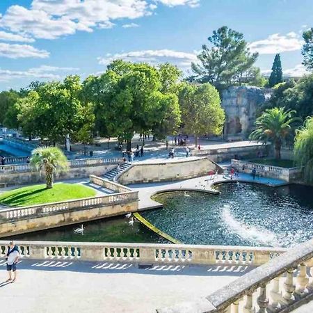Apartamento LE JAD Joli F2 proche Gare, Arènes avec terrasse privée Nimes Exterior foto